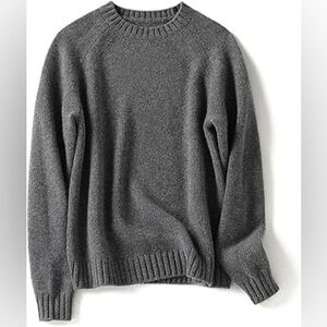 Gap Gray Crewneck Sweater Small | Soft Cotton Blend Knit Pullover Size Small